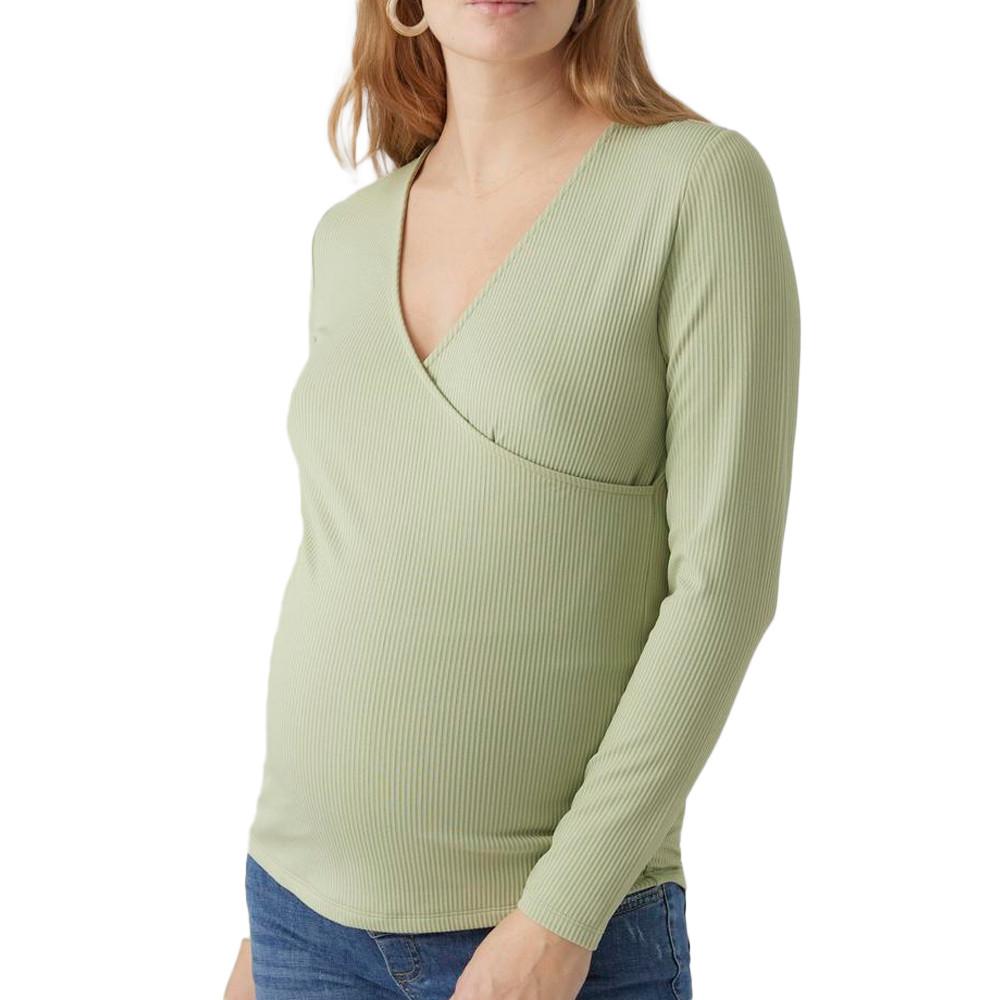 Vero Moda Maternity T-Shirt de Grossesse Vert Femme Vero Moda Marternity Fake