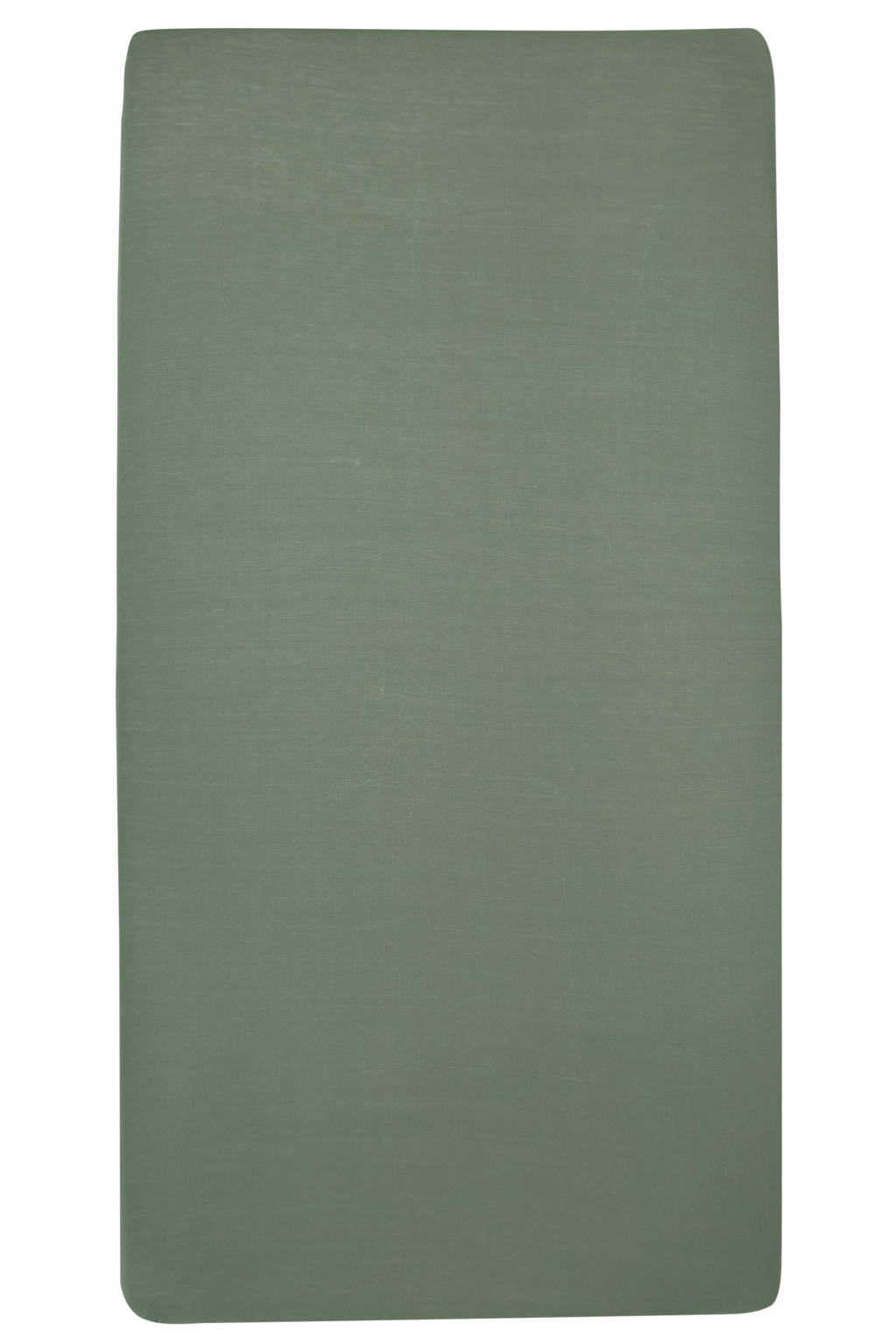 katoenen jersey hoeslaken wieg 50x90 cm forest green