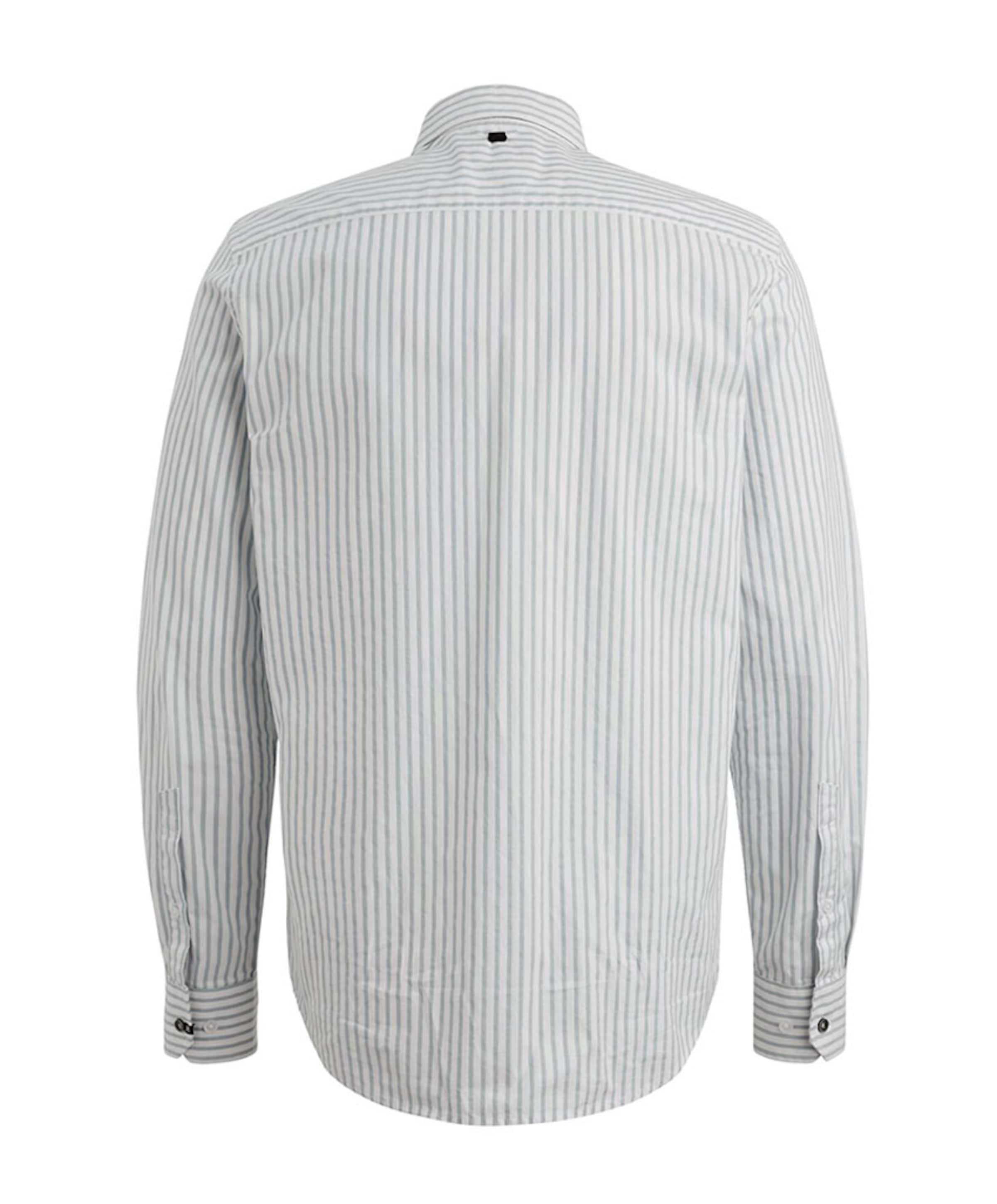 Vanguard Heren overhemd lange mouw blauw