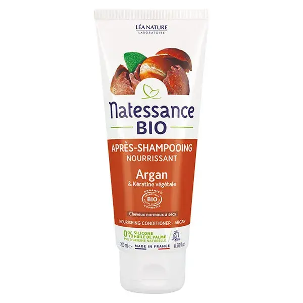Condicionador Nutritivo Natessance com Óleo de Argan Orgânico e Queratina Vegetal 200ml