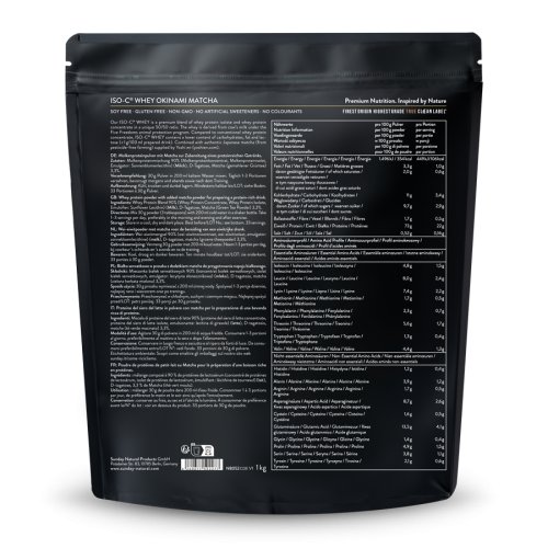 Sunday Natural Products  ISO-C ®Whey Matcha