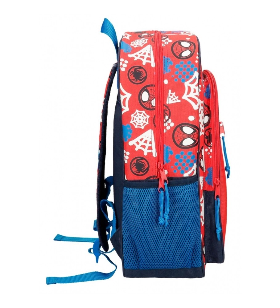 Joumma Bags Mochila Escolar Spidey e amigos 40cm vermelho