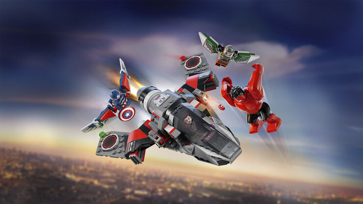 Lego Captain America mod Red Hulk 76292
