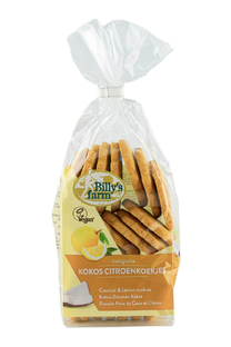 Billy's Farm Biologische Kokos Citroenkoekjes 175GR