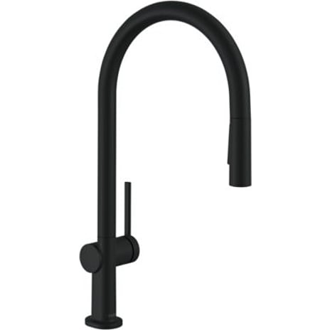 hansgrohe Talis M54 køkkenarmatur 210 2jet med udtræk mat sort. C-tud
