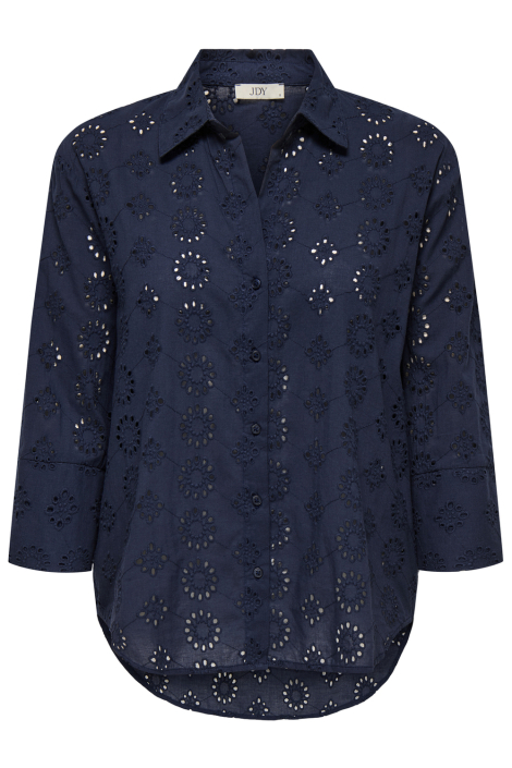 Jacqueline de Yong blauwe dames blouse