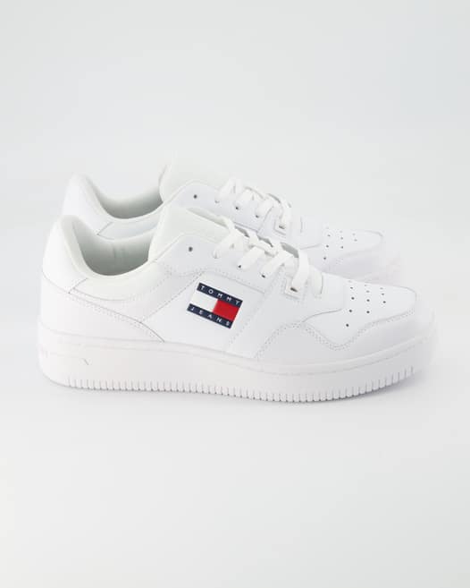 Tommy Hilfiger Jeans TJM Retro Basket ESS Sneaker in Weiß