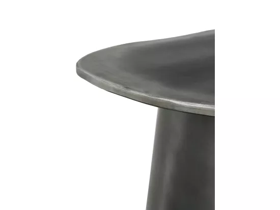 Table basse laquée en couleur métallique