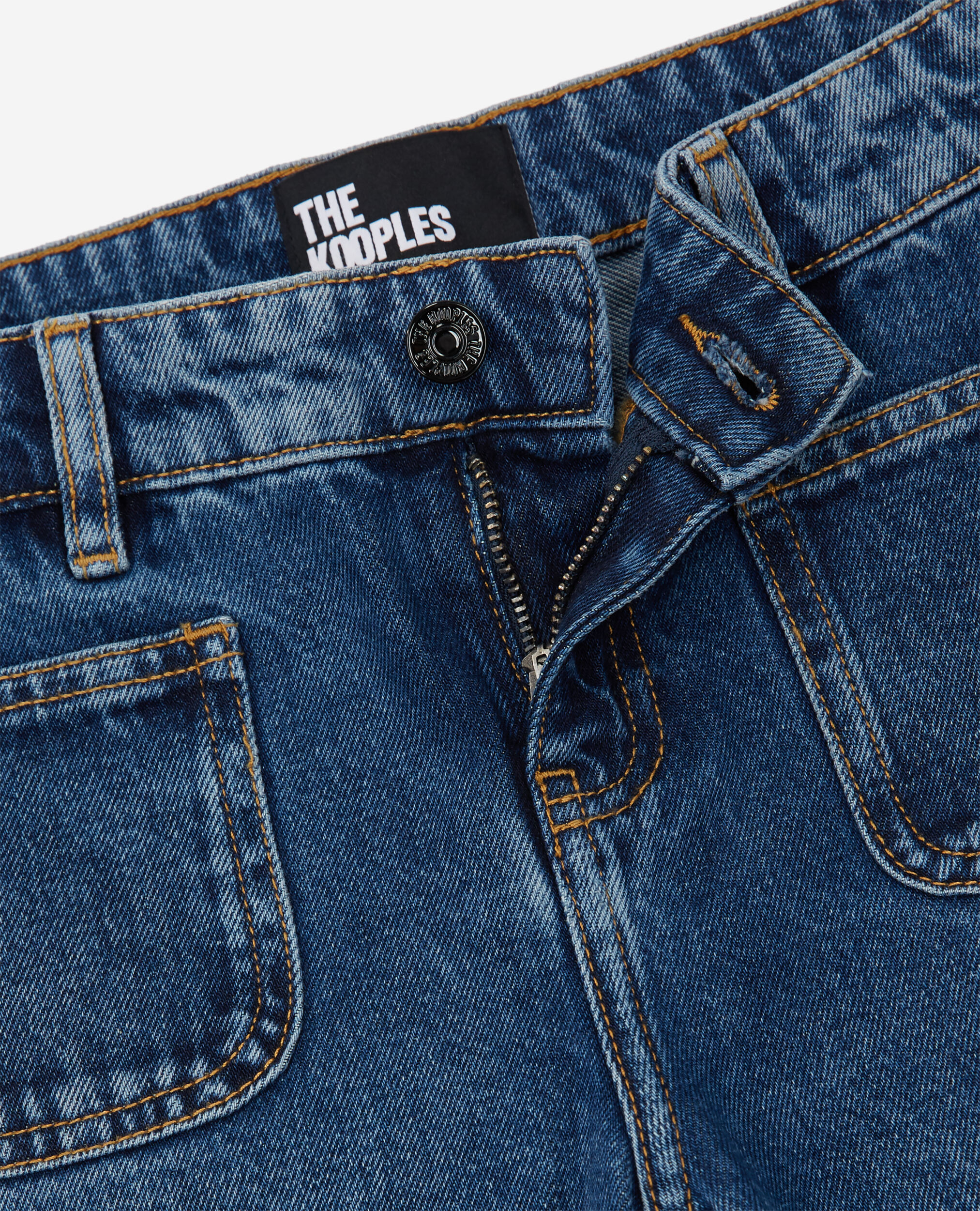 Jean flare bleu