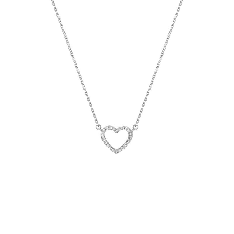 Collier Femme - Or 18 Carats - Diamant 0,06 Carats - Longueur : 42 cm