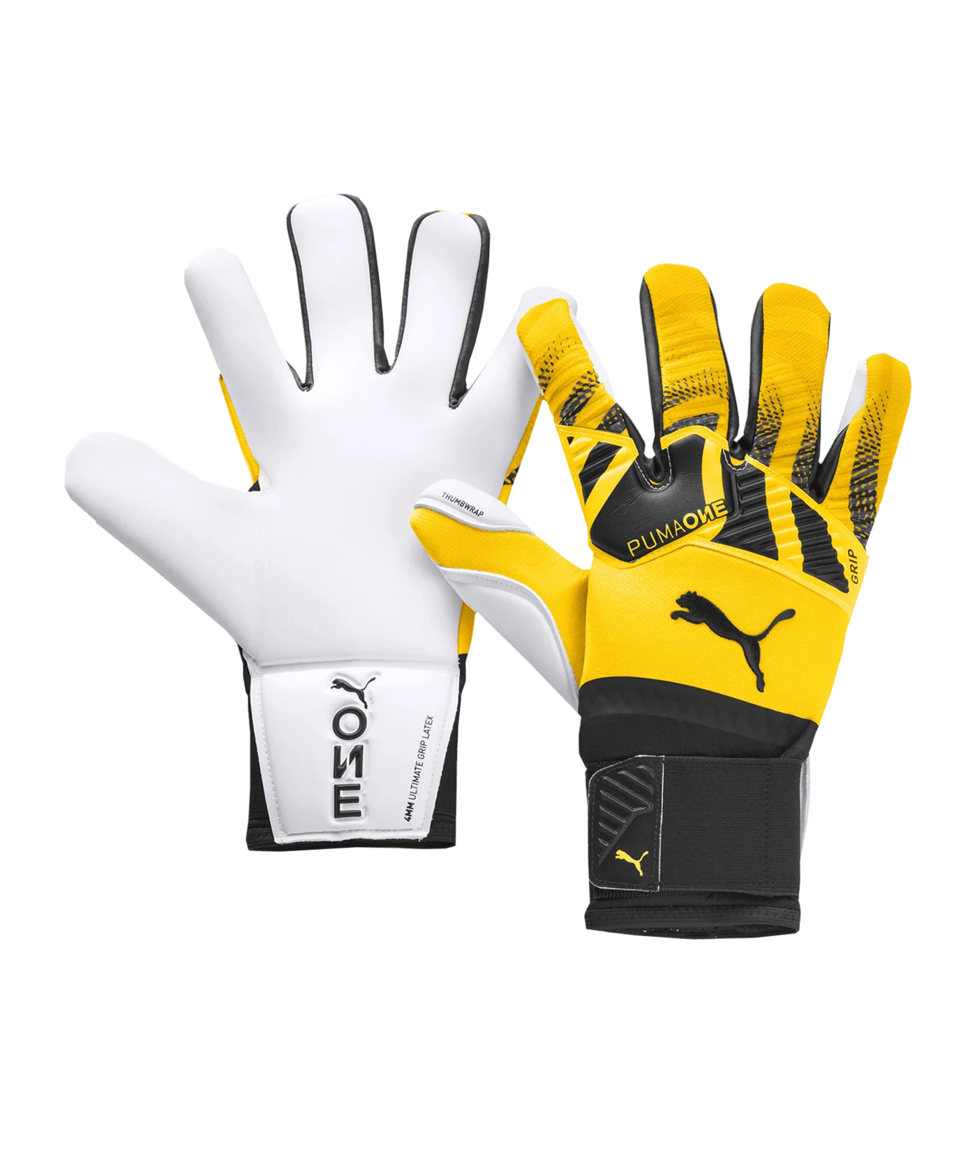 PUMA One Grip 1 Hybrid Pro TW-Handschuh Gelb F02