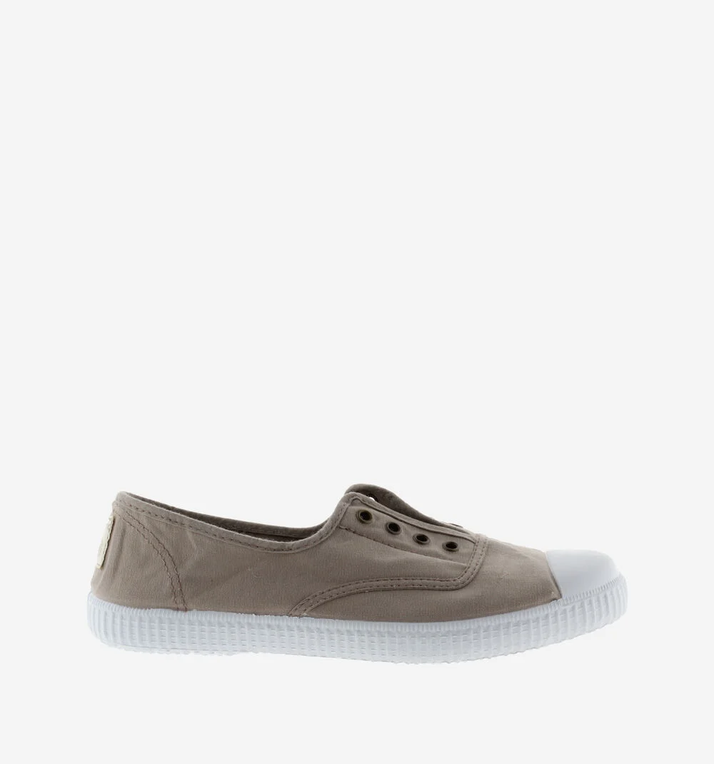 1915 INGLESA TENNIS TOILE DREC® ÉLASTIQUE Baskets en toile avec élastique pour femme BEIGE