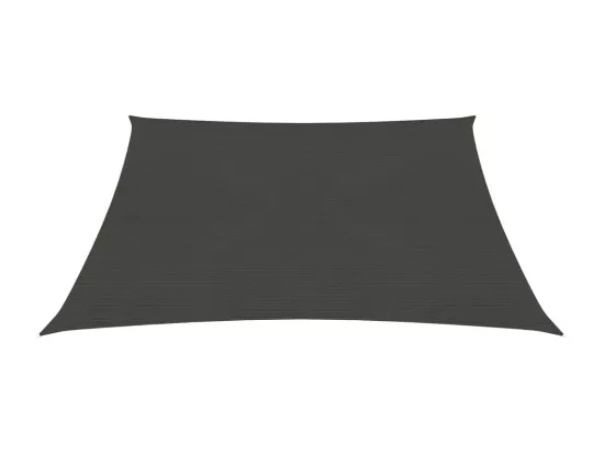 Voile d'ombrage 160 g/m² Anthracite 7x7 m PEHD