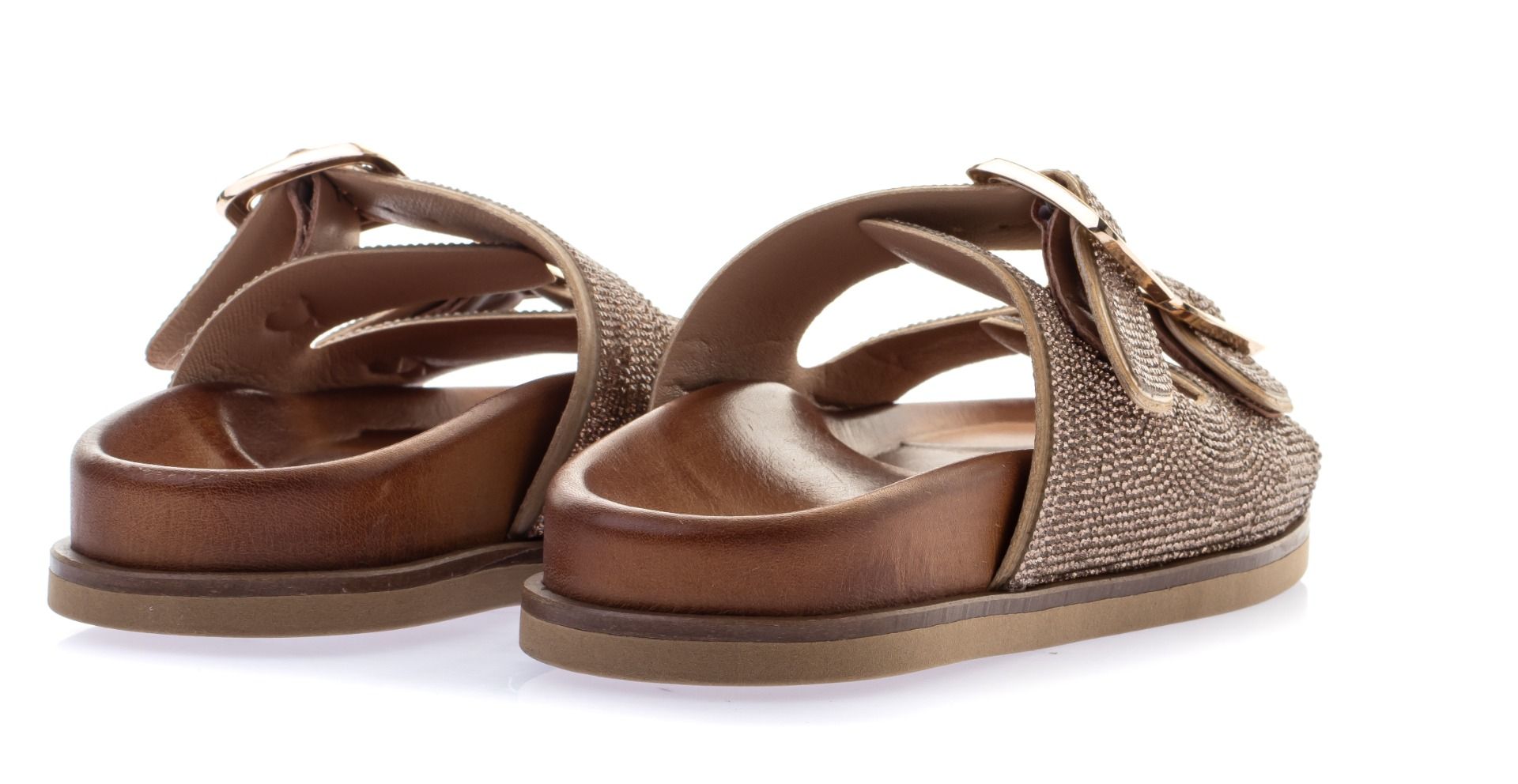 Caryatis Leather Sandals