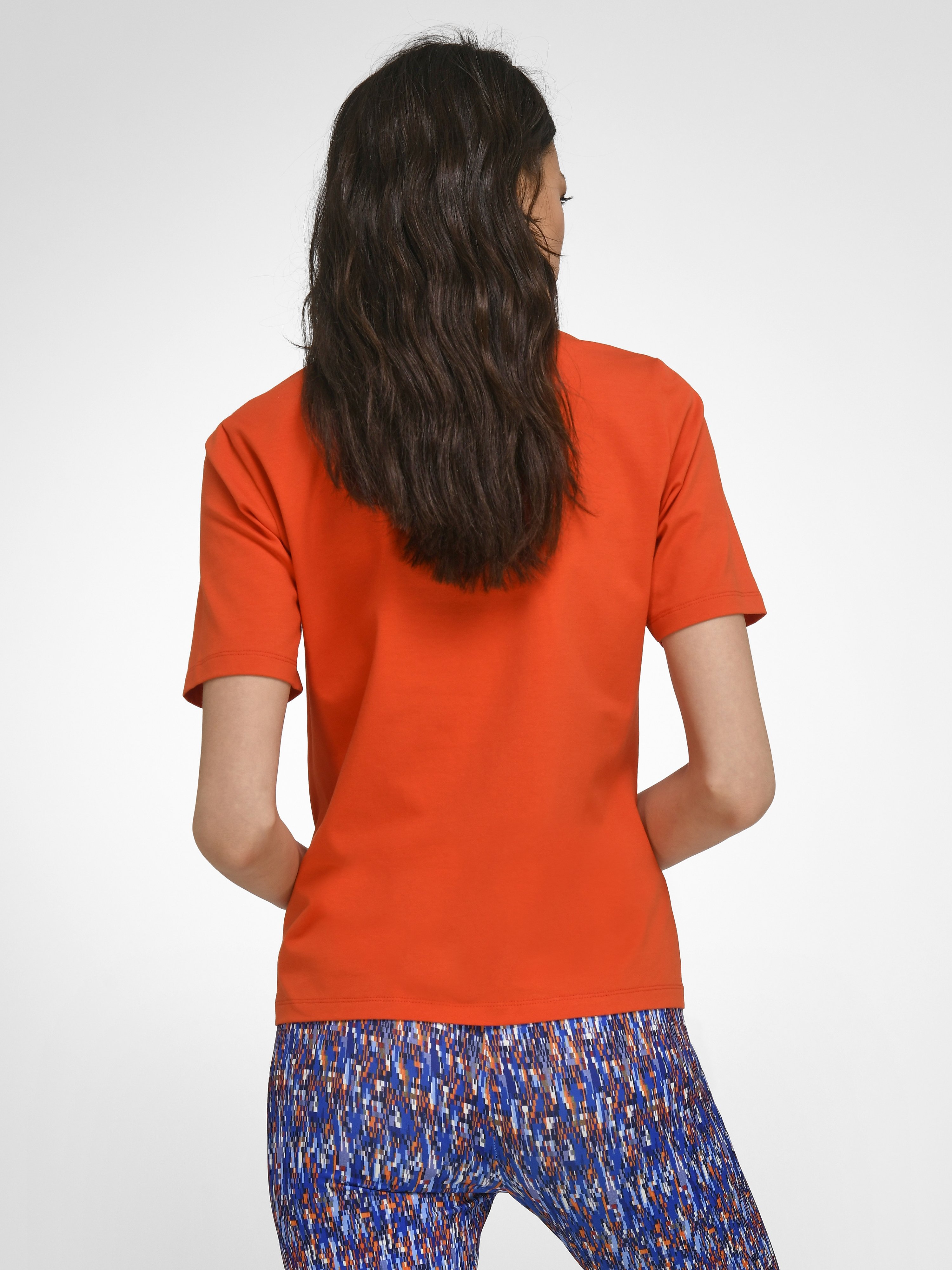Rundhals-Shirt mit 1/2-Arm
