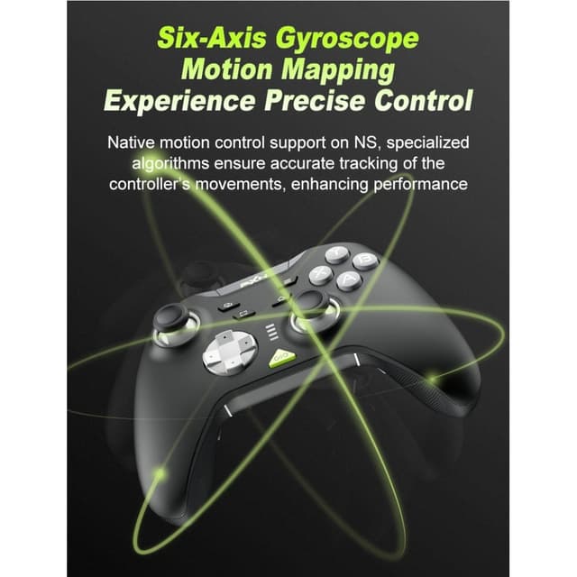 Bluetooth trådløs spilcontroller med modtager Kompatibel med Steam PC Android iOS Nintendo Switch
