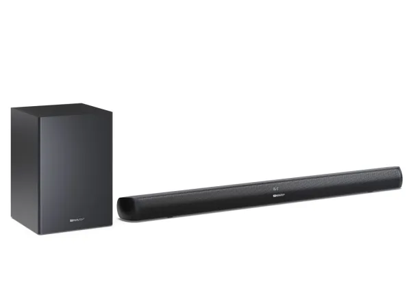 Sharp HT-SBW202 - Lydbarsystem - til hjemmebiograf - 2.1-kanal - trådløs - Bluetooth - sort