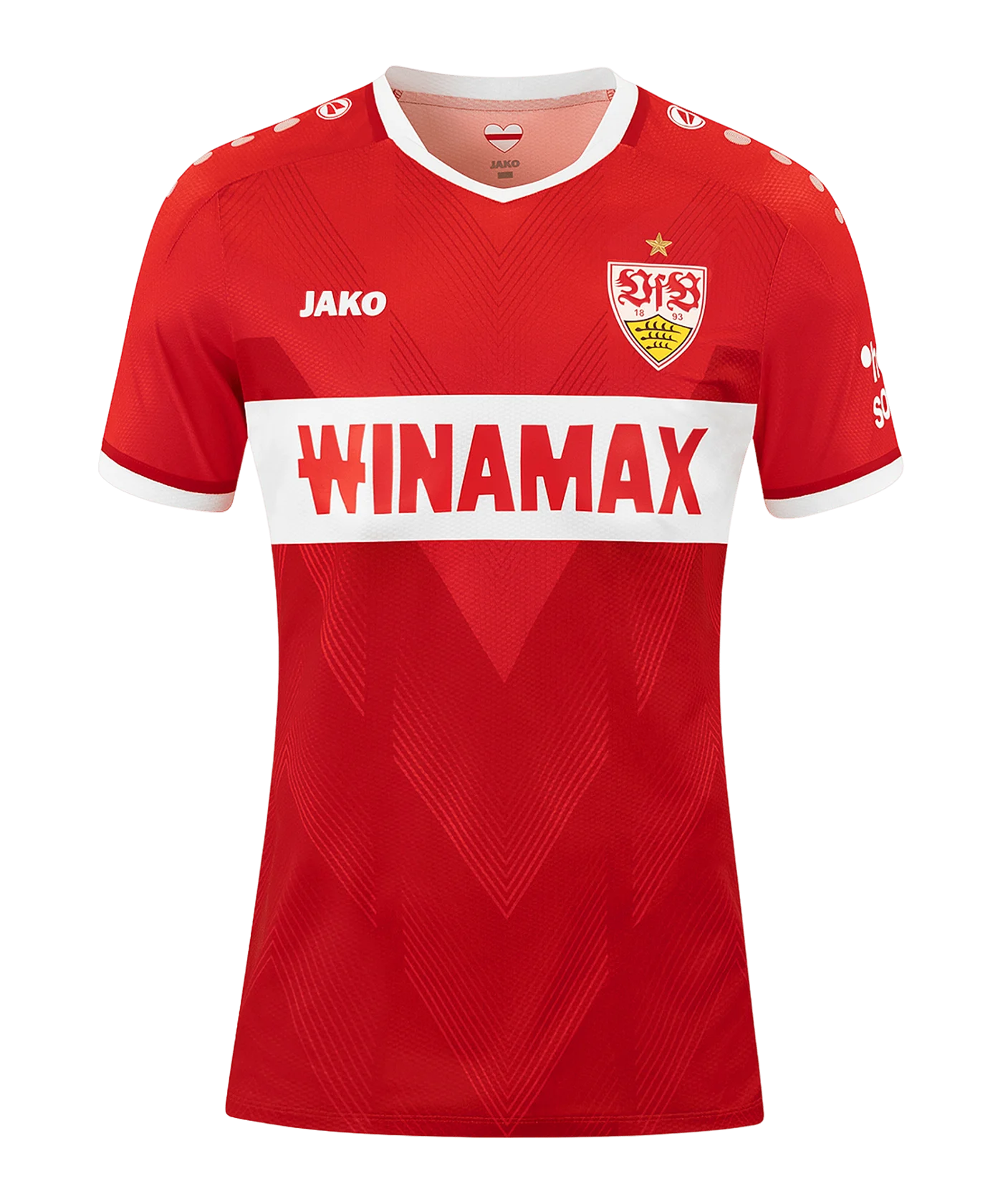 JAKO VfB Stuttgart Trikot Away 2024/2025 Damen Rot F110