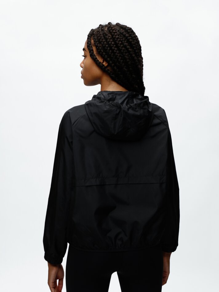 Corta-vento dobrável - Preto
