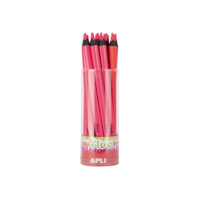 Apli Agipa - Crayon de couleur triangulaire Jumbo - rose fluo