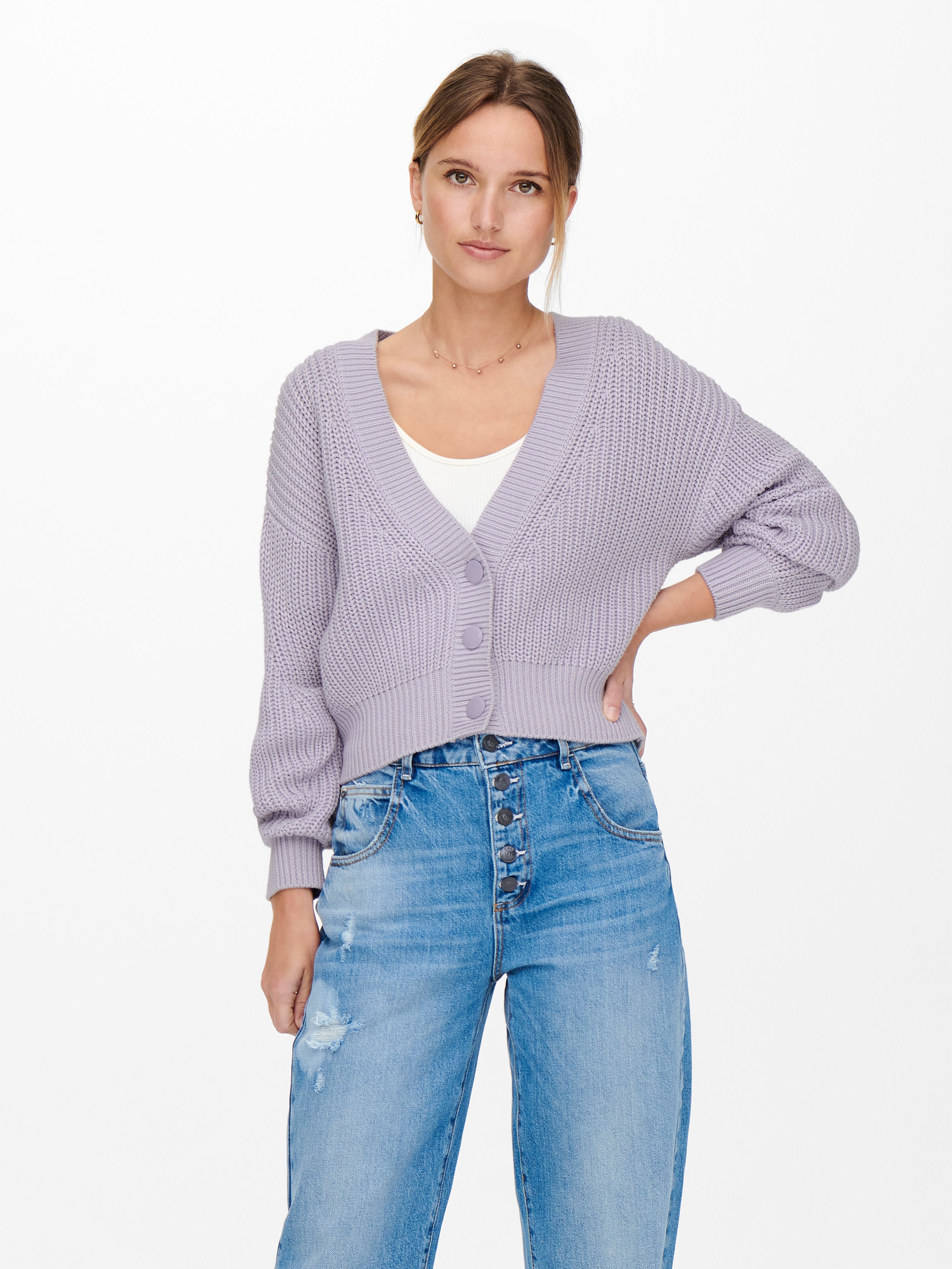 ONLMILLY Strickjacke Thistle