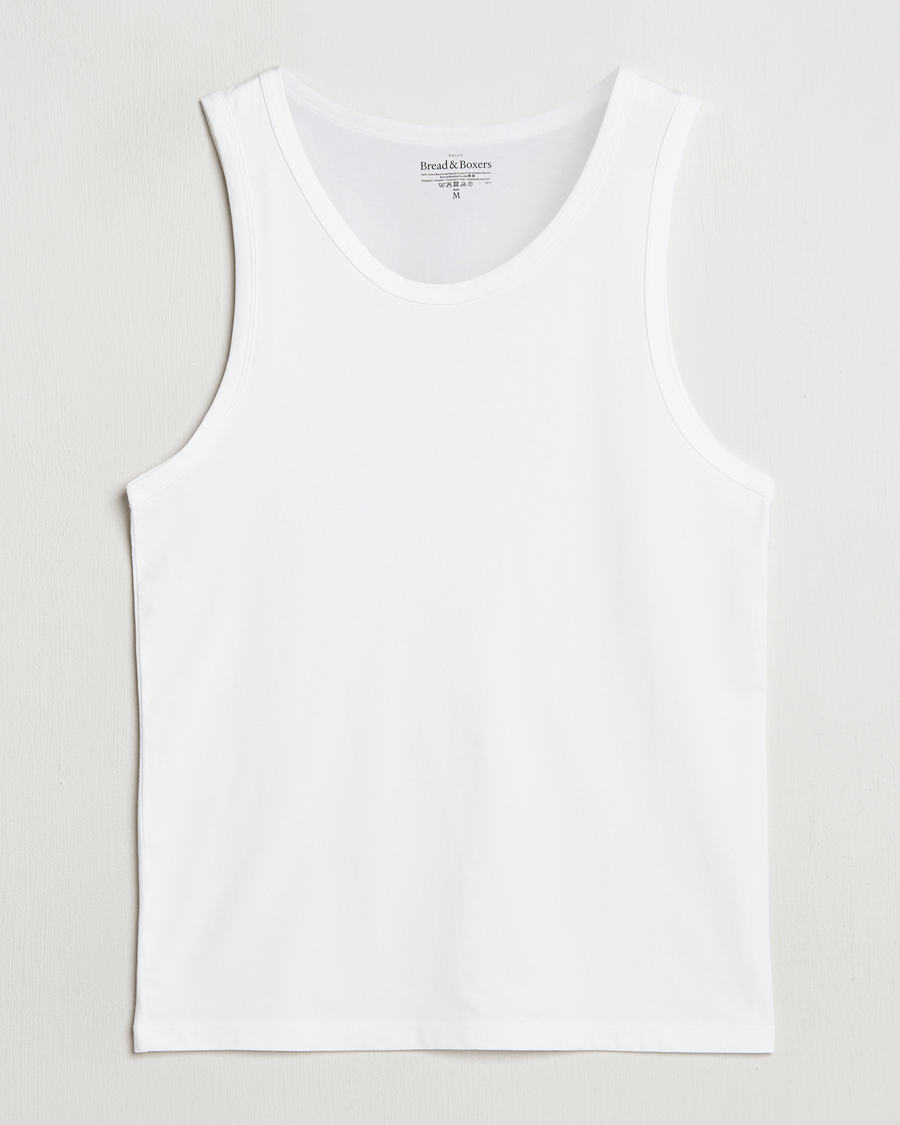 Bread & Boxers Relaxed Tank Top White
