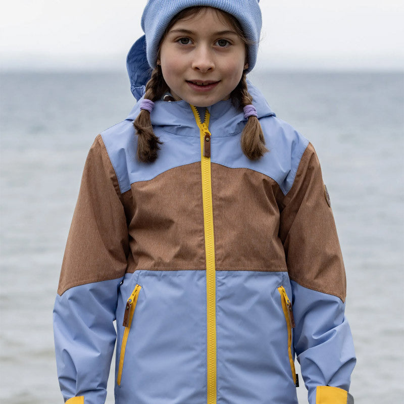 Kinder Wynn Regenjacke nuthatch mélange