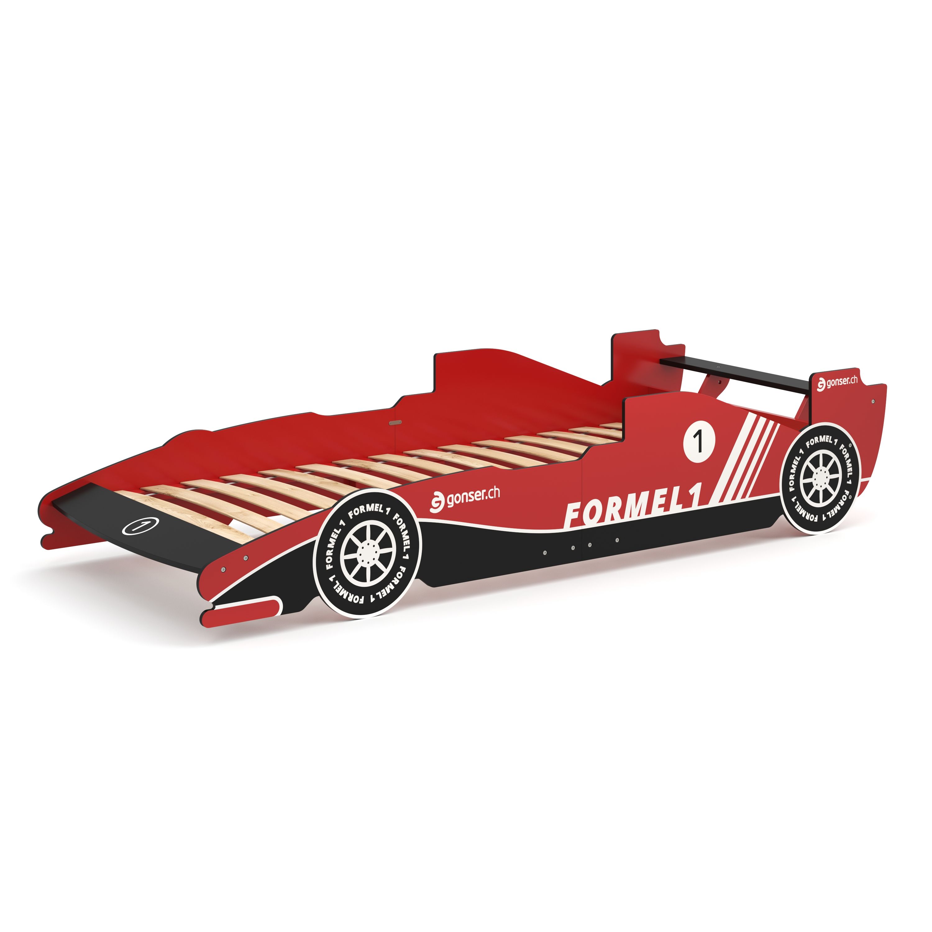 Kinderbett Rennwagen Bett RACER rot
