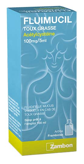 FLUIMUCIL Erkältungshusten Sirup 100 mg/5ml Himbeer Fl 100 ml