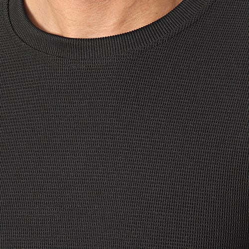 Ensemble Sweat Crewneck Et Pantalon Cargo Noir