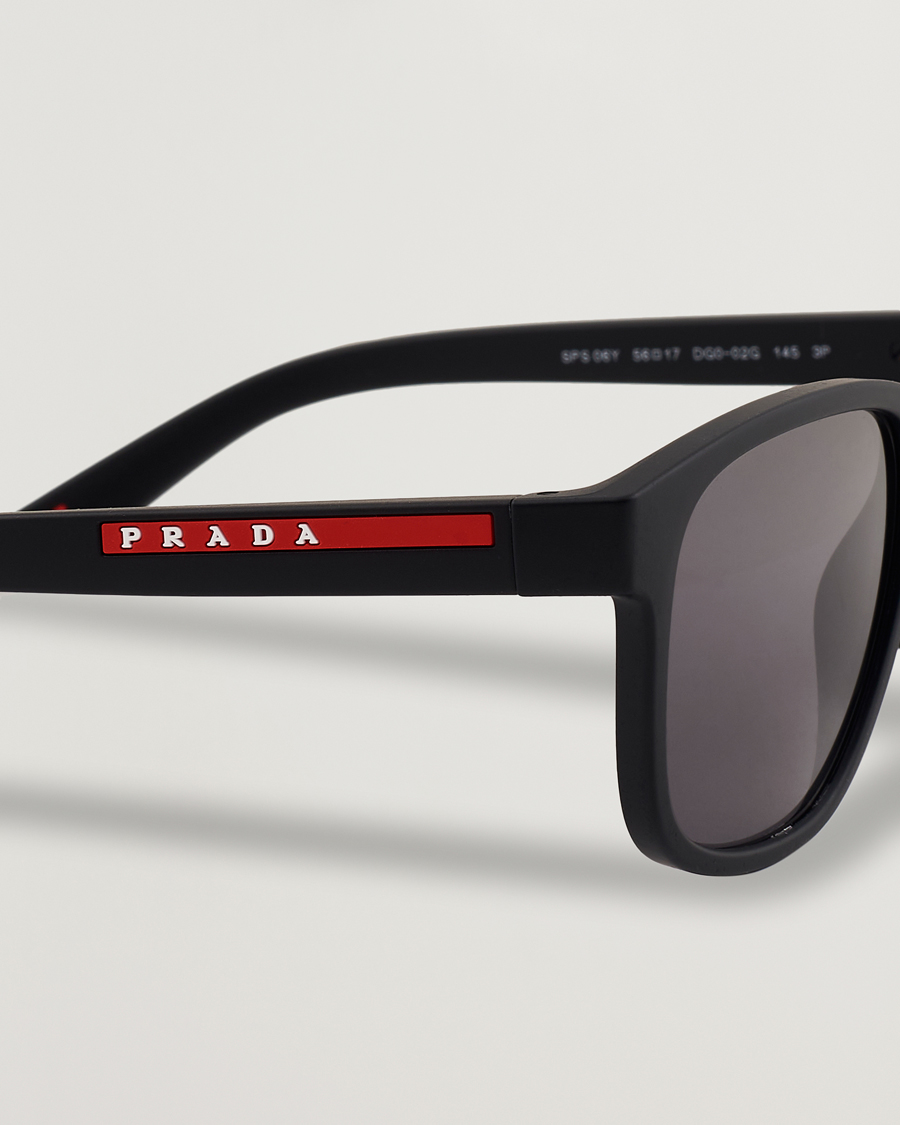 Prada Linea Rossa 0PS 06YS Polarized Sunglasses Black