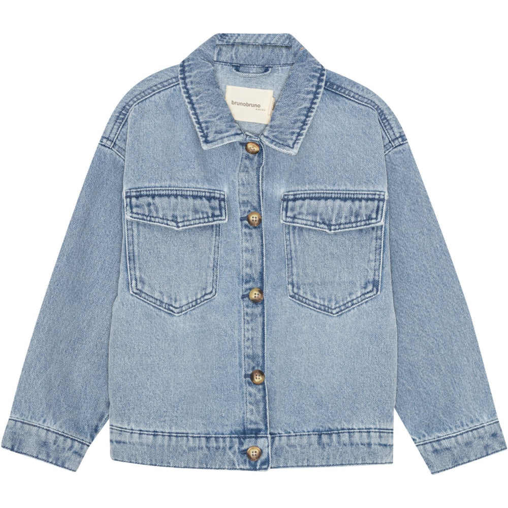 Køb brunobruno nation Light Blue Denim Lou Denim Jakke