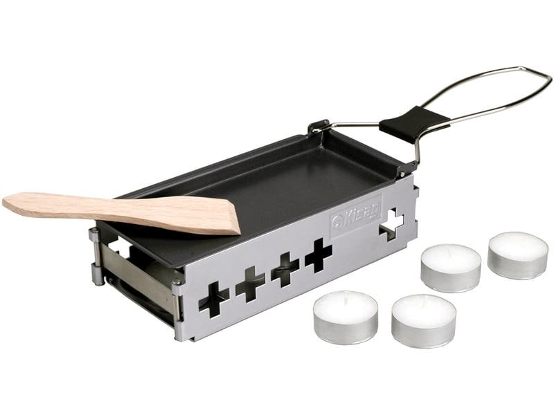 Kisag Teelicht-Raclette Candle light to go Silber Raclette für eine Person