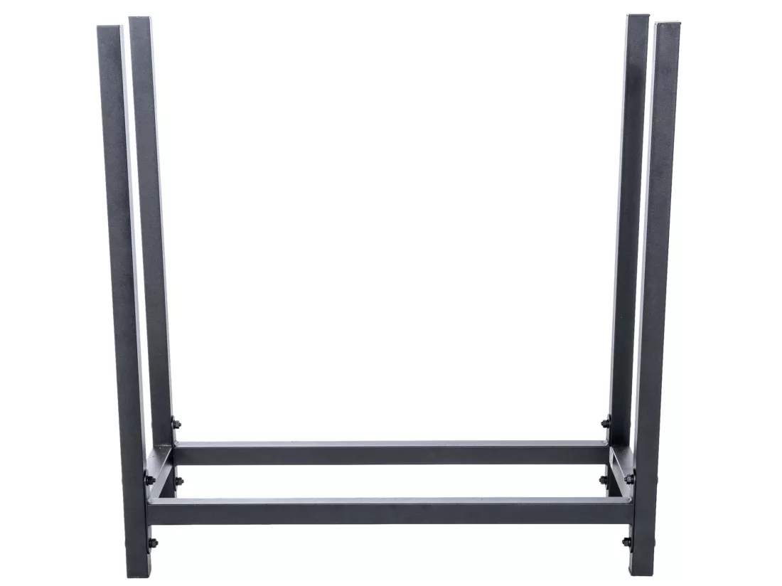 Etagère bois de cheminée - Métal - 60 x 25 x 62cm - Noir - Irondale