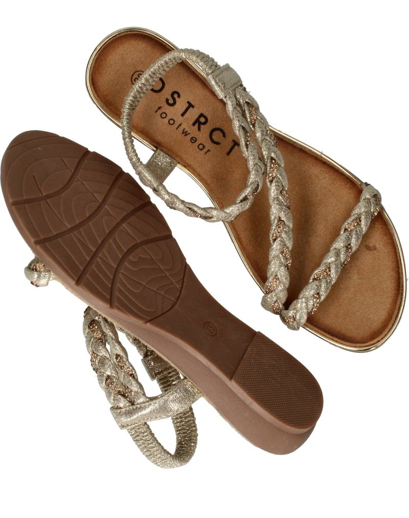 DSTRCT Sandalen Goud Dames