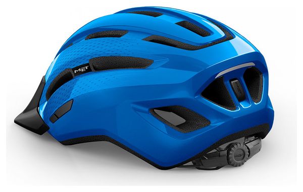 Casque Met Downtown Bleu Brillant