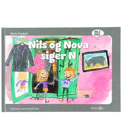 Straarup & Co Buch - Hej ABC - Nils og Nova Siger N - Dänisch