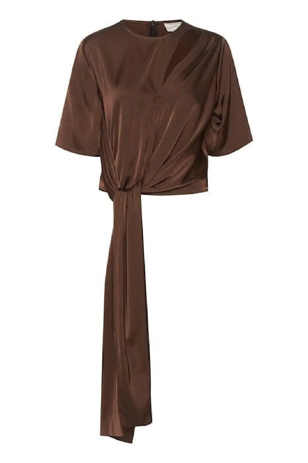 Gestuz HarperGZ knot blouse dark brown