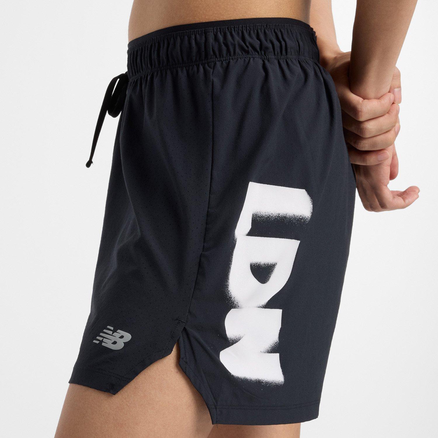 New Balance Rc Sh 5 Inch Bk Smal Running Short Mens