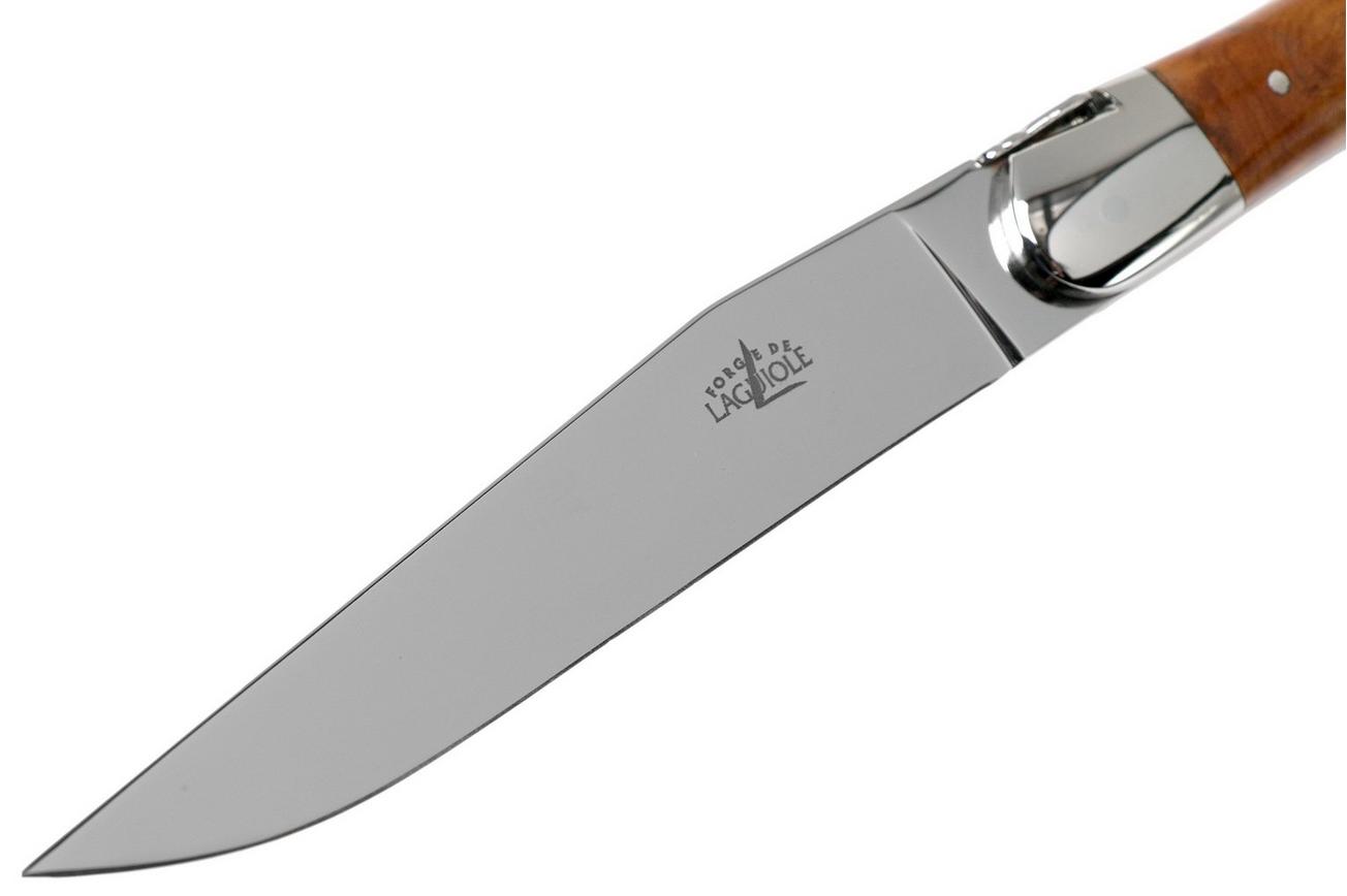 Forge de Laguiole T62MINTHBRI thujahout gepolijst set van 6 steakmessen
