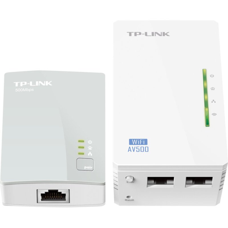 TP-Link TL-WPA4220 KIT 600 Mbit/s Ethernet/LAN Wifi Blanc 2 pièce(s)