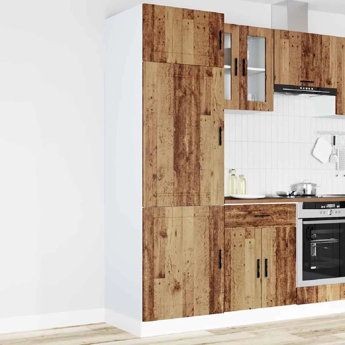 vidaXL Armoire de cuisine Porto vieux bois