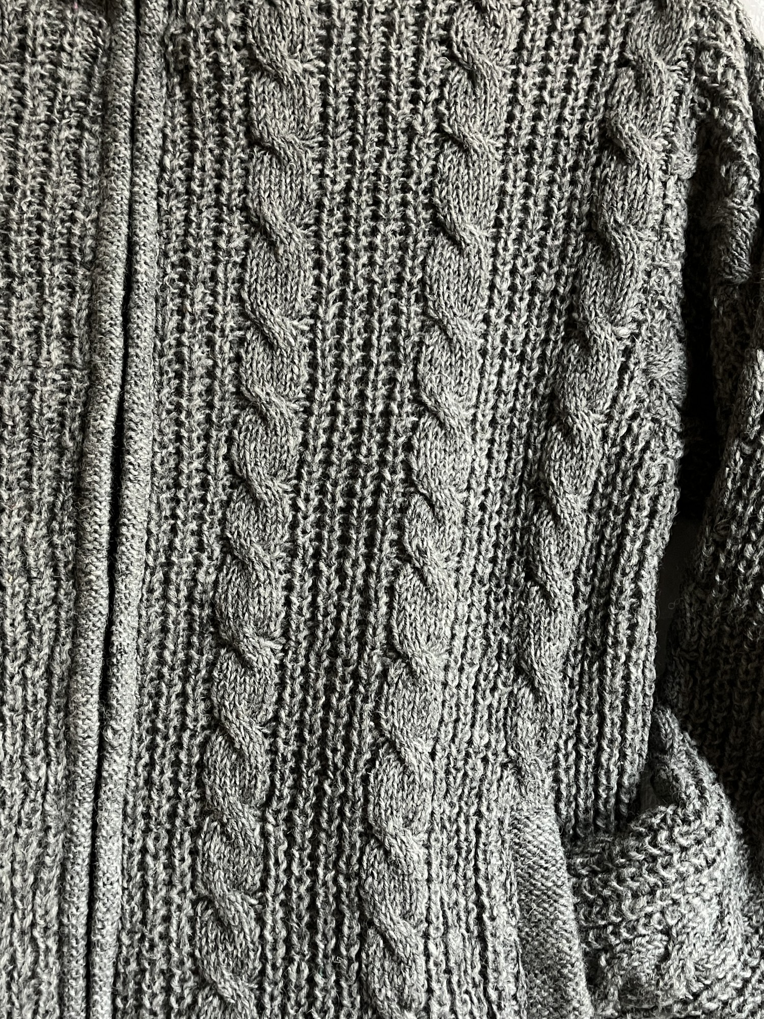 Strickjacke 'Morgana' grau, in 3 Größen günstig bestellen