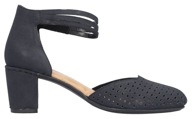 Rieker Spangenpumps  , Abendschuh, Festtagsschuh, Trichterabsatz, mit Klettverschluss