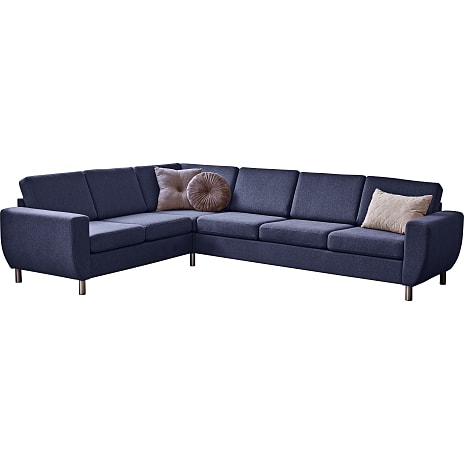 Rom Nordic vendbar hjørnesofa - navy
