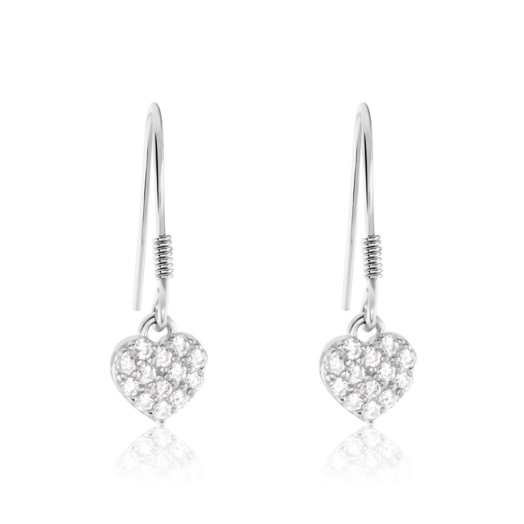 Boucles D'oreilles Pendantes Bleunienn Argent Oxyde