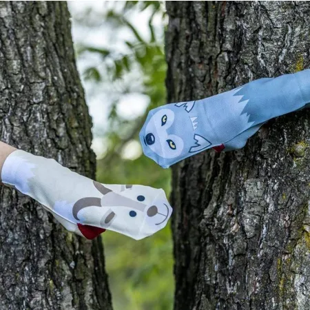 Sport Sieber Handsocken Ziege und Wolf