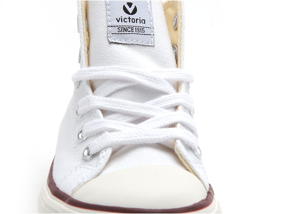 Victoria boots bottine enfant tribu botin lona 106500 blanc