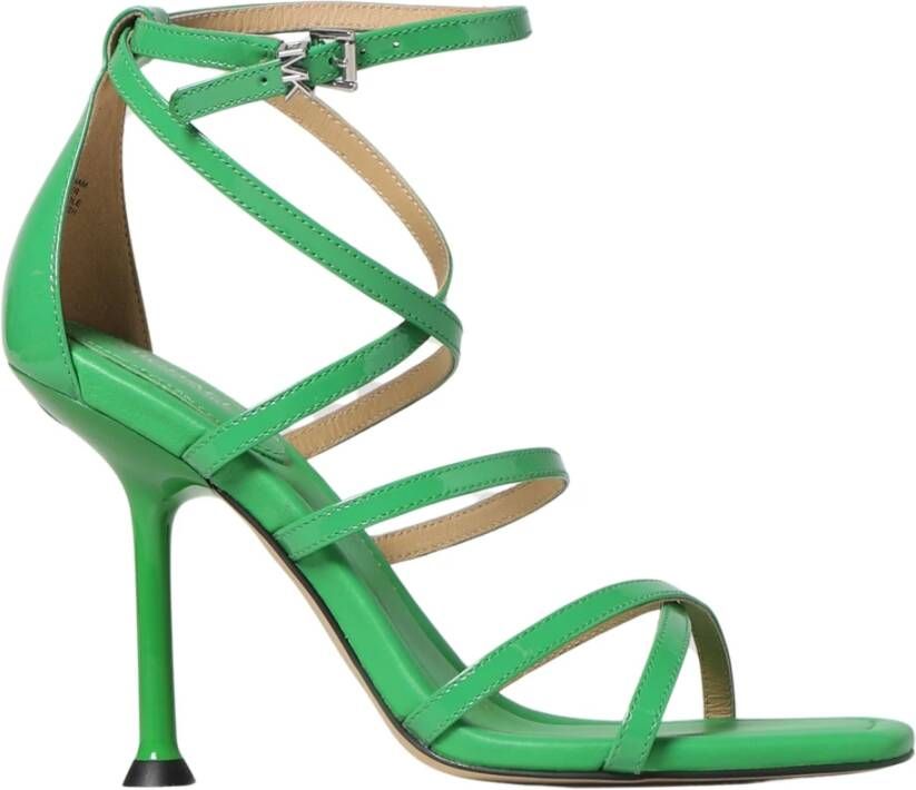 Michael Kors Strappy Sandal T10 Vernice Green Dames