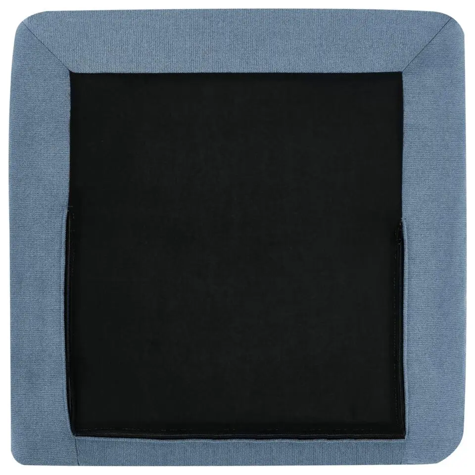 SIEVOZ - Chaise longue - Blauw - Rechtszijdig - Polyester